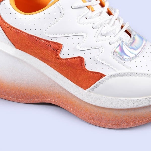 Дамски спортни обувки Sabah оранжеви, 2 - Kalapod.bg